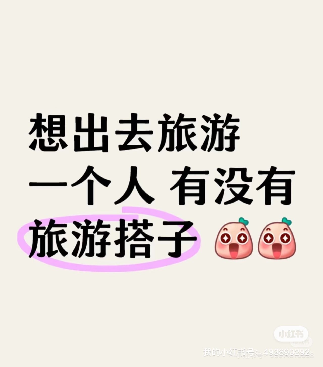 找旅游搭子