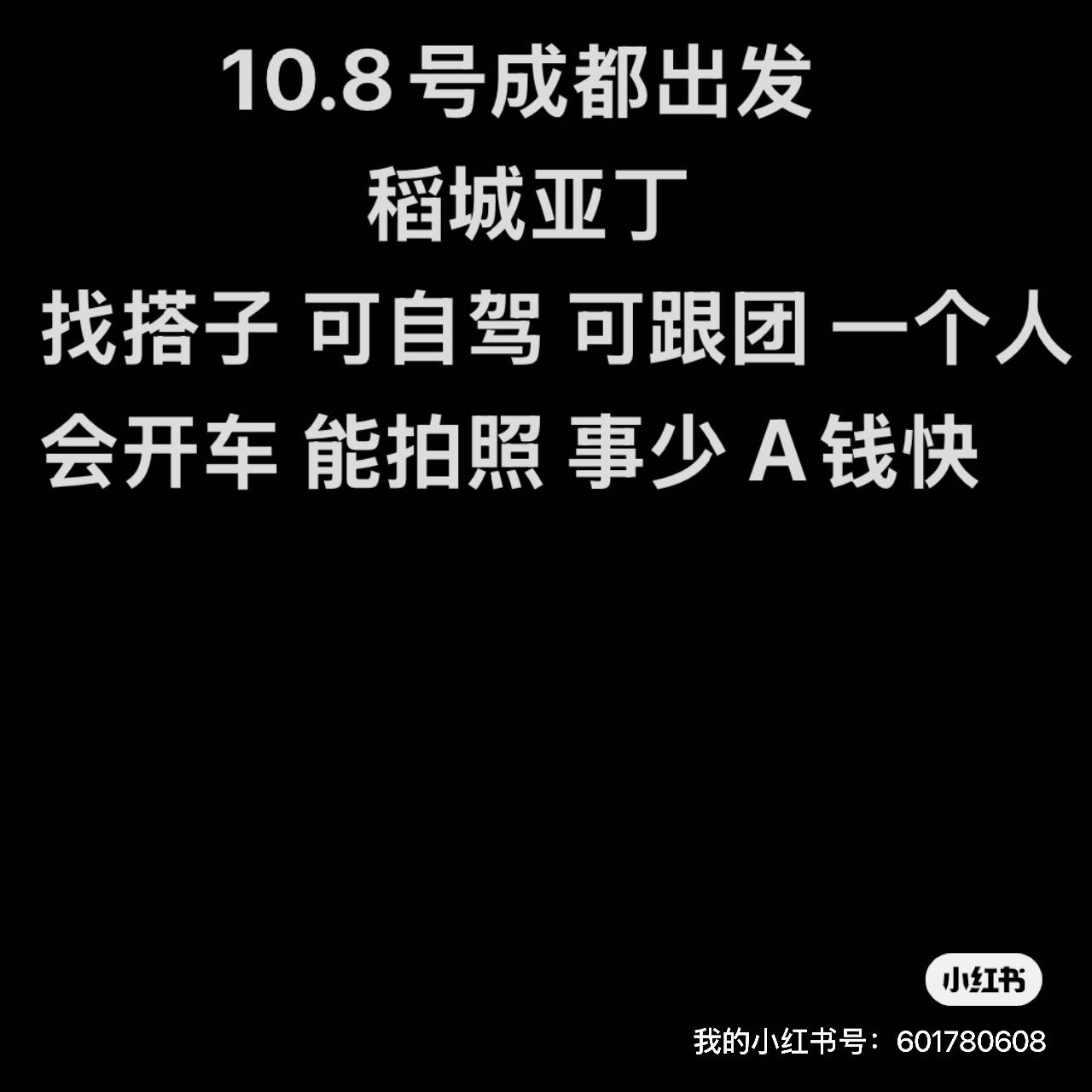 找旅游搭子